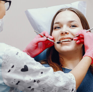Happy patient while treatment in clovis ,CA