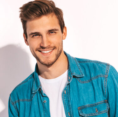 young boy smile